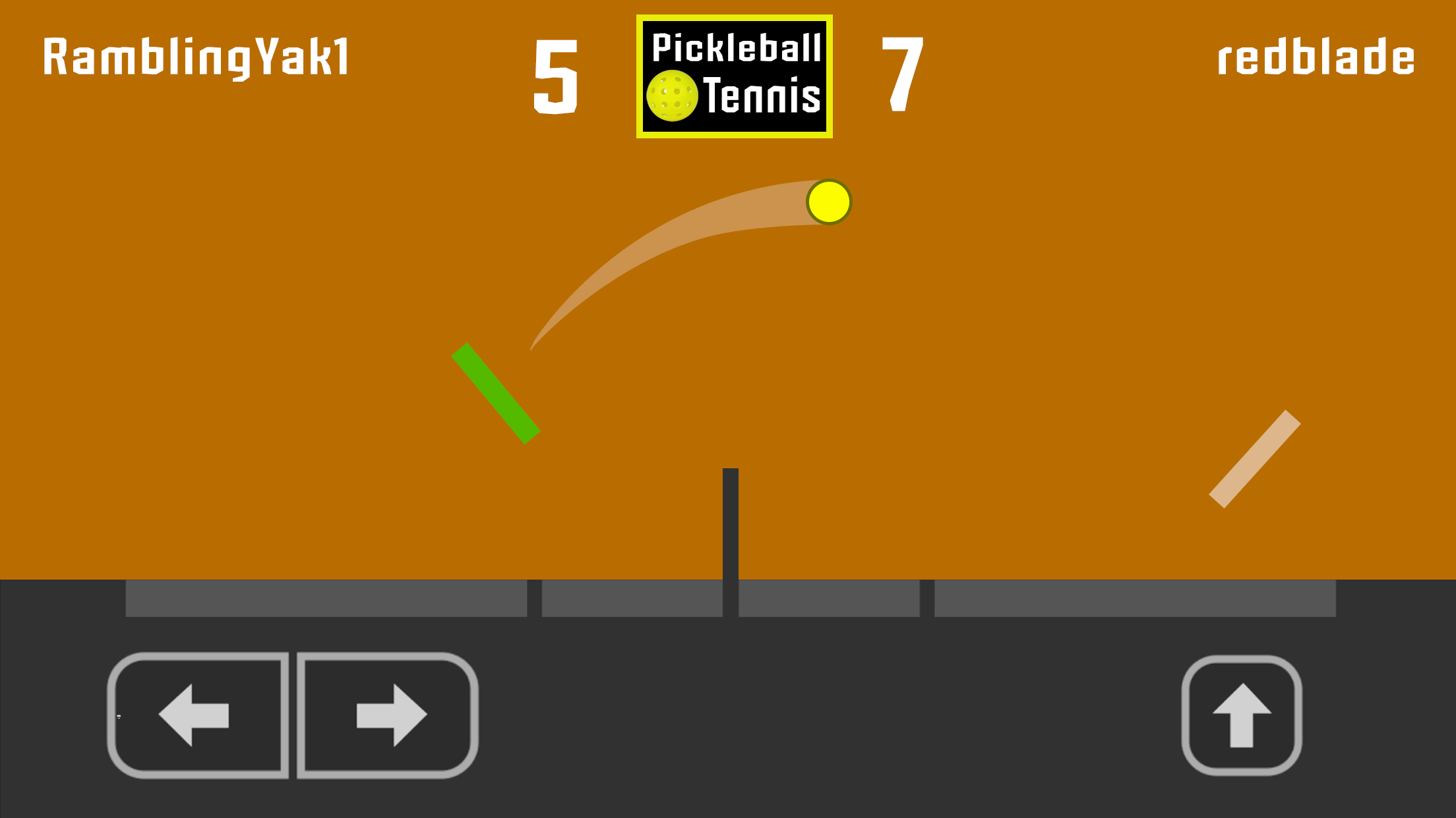 Pickleball Tennis Game Screenshot