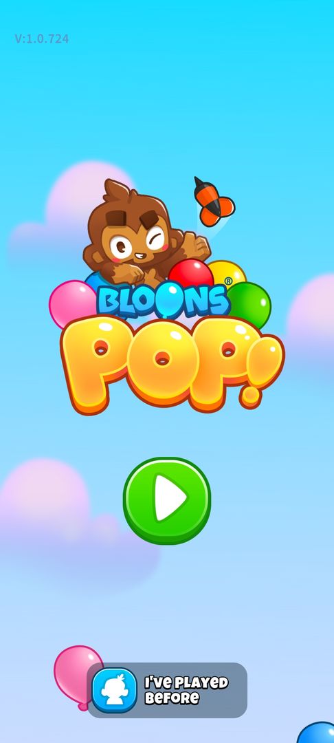 Screenshot of Bloons Pop!