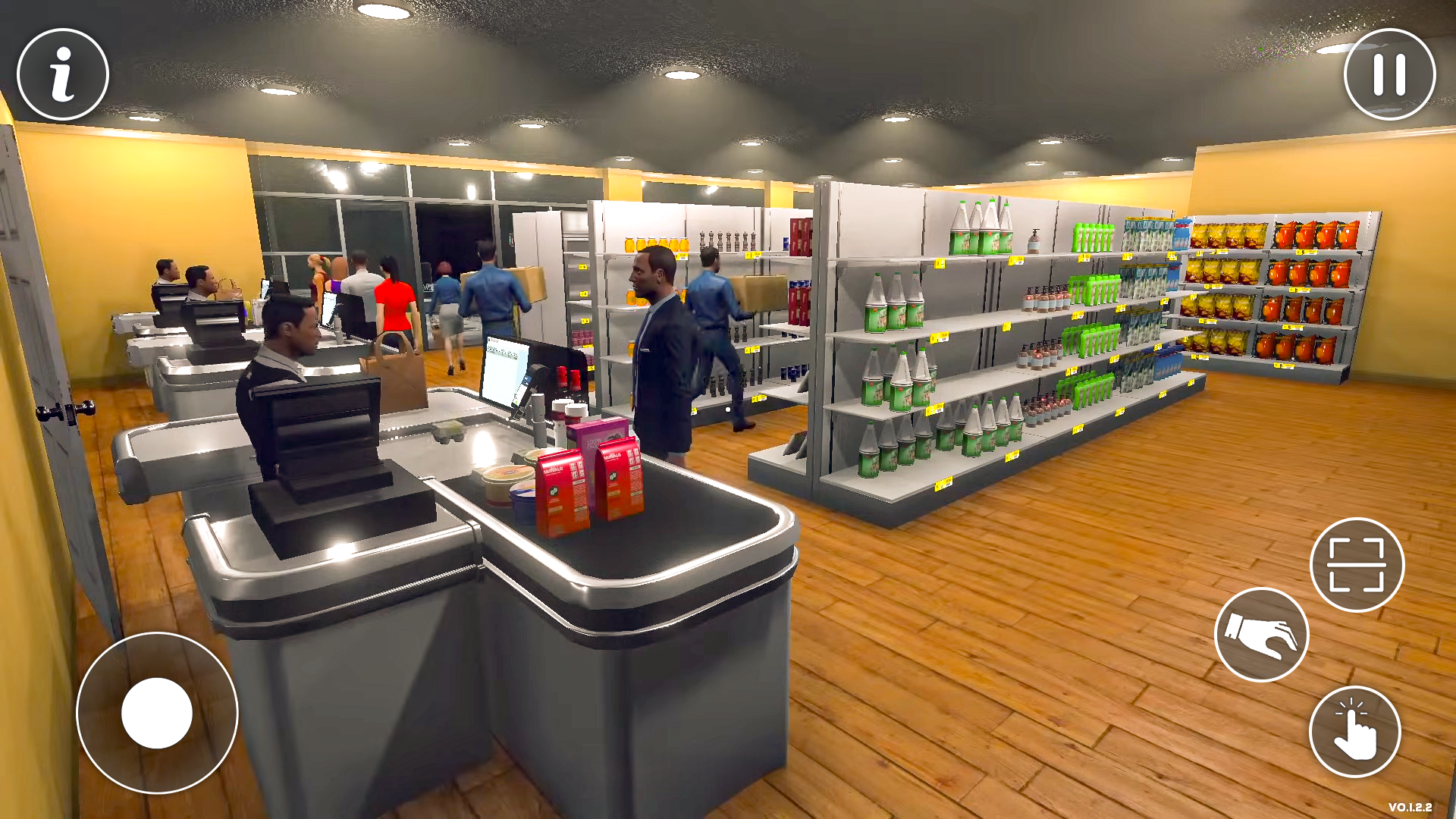 Supermarket Cashier Games 3D screenshot game