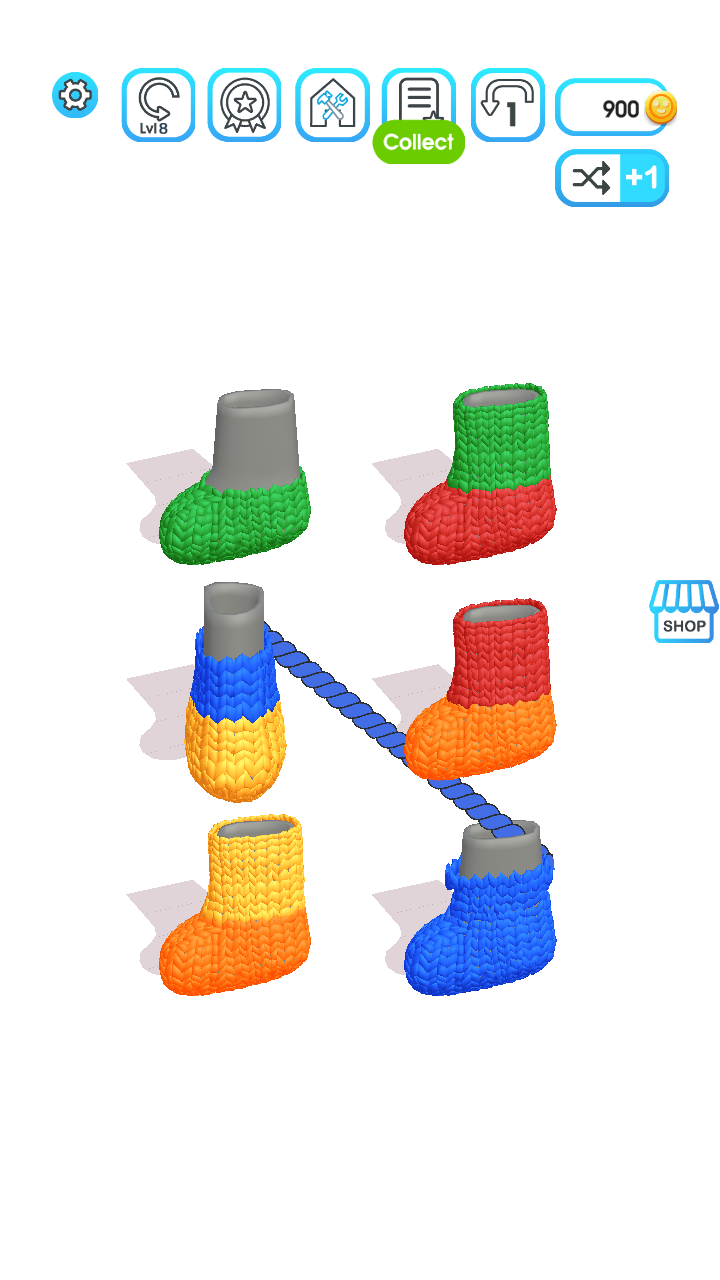 Knit Sort Puzzle Game Screenshot
