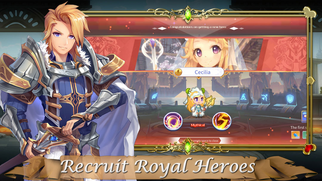 Royal Knight Tales – Anime RPG ภาพหน้าจอเกม