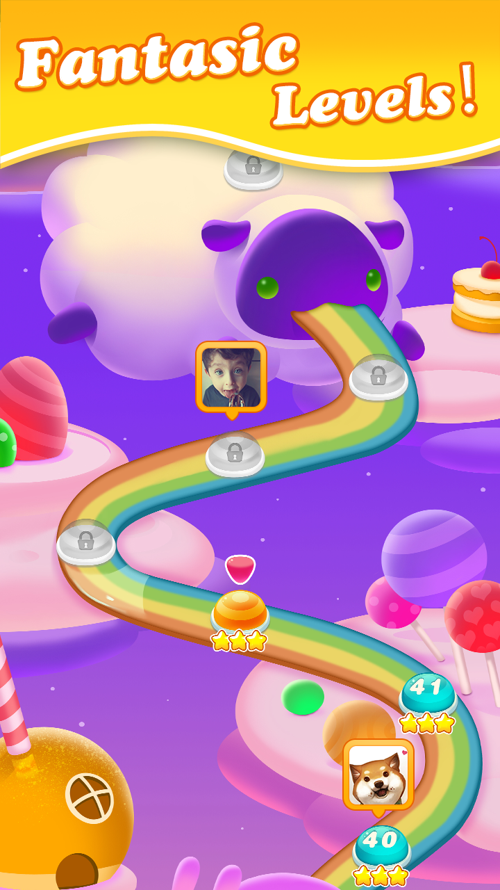 Fruit Candy World Game Screenshot