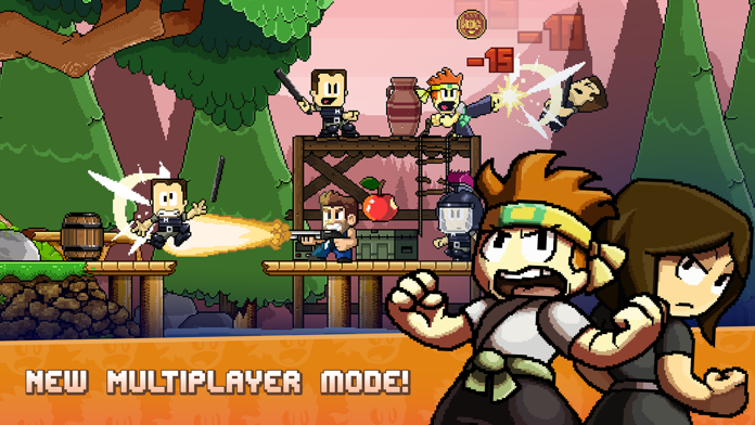 Dan The Man Platformer Game Screenshot
