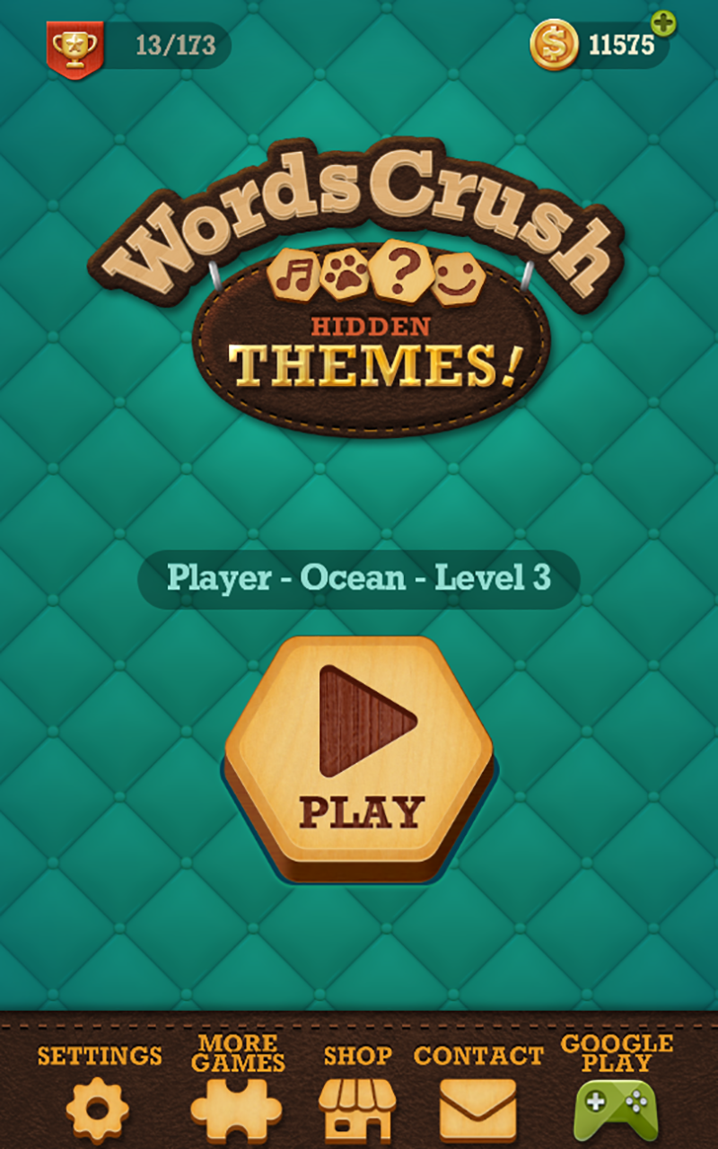 Words Crush: Hidden Themes! Game Screenshot