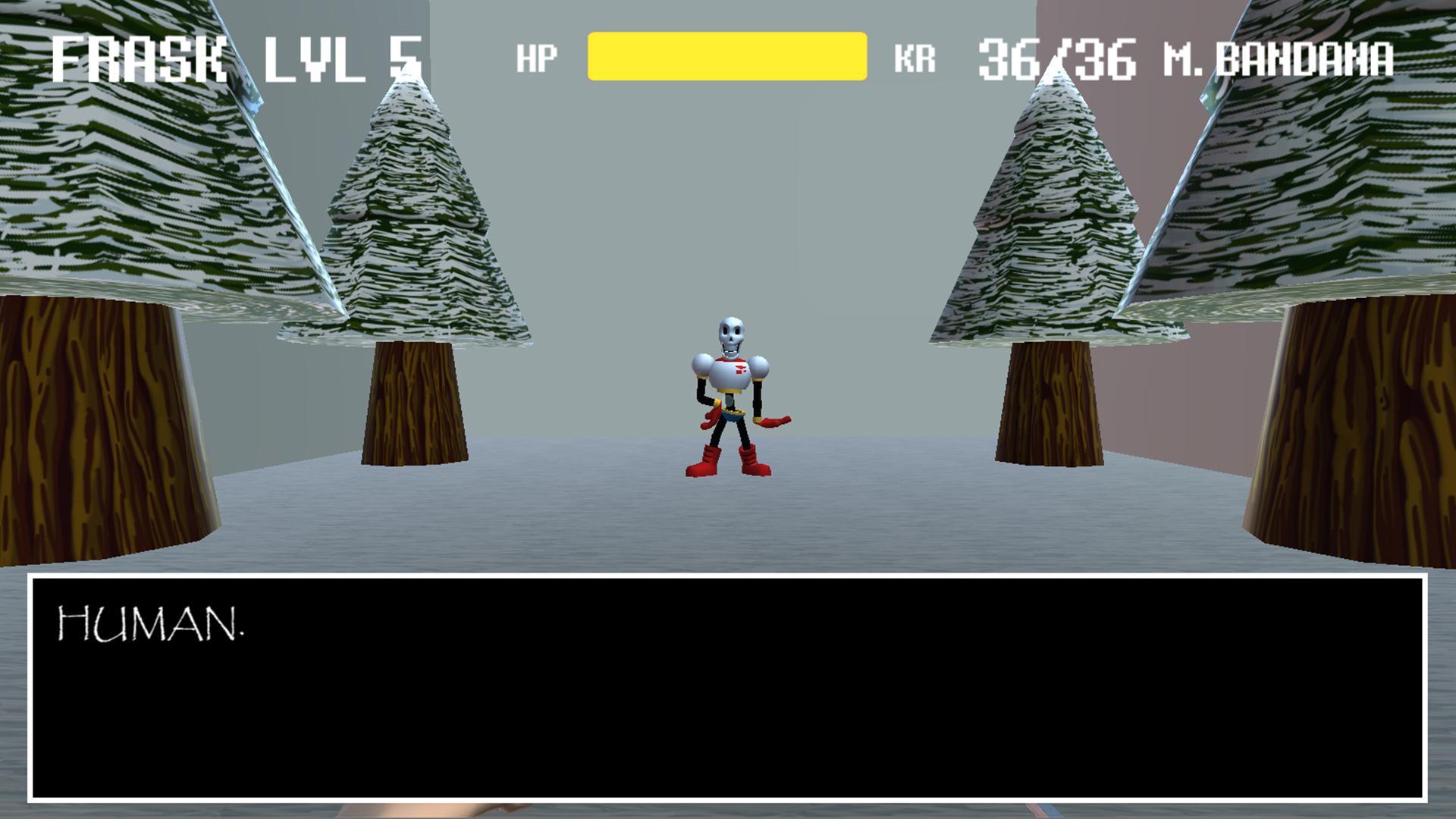 3DTale - Papyrus Game Screenshot