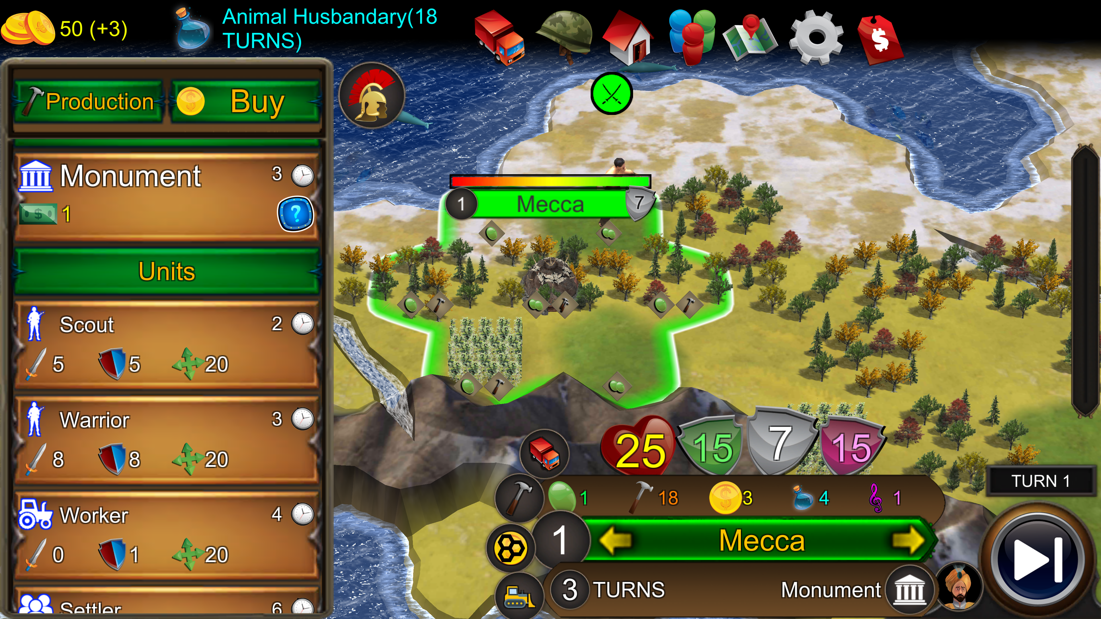World of Empires 2 Game Screenshot