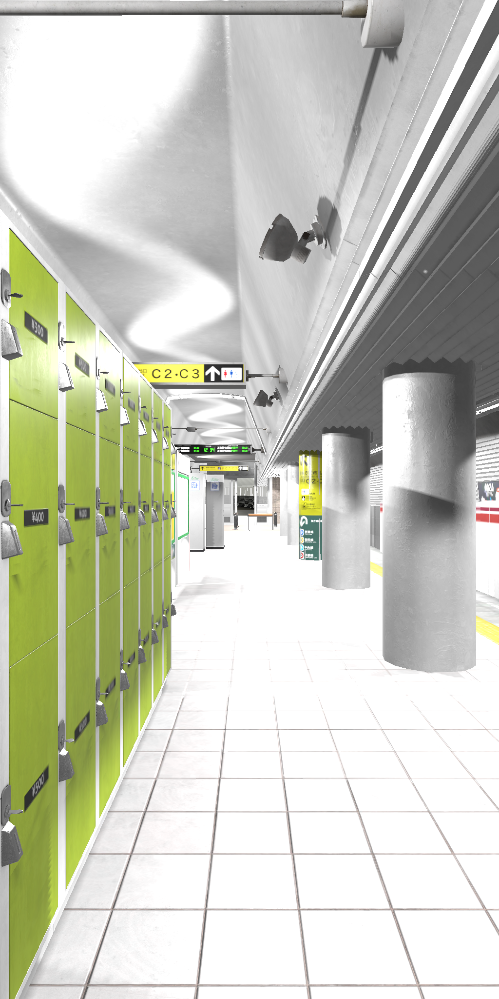 地下鉄の駅からの脱出 Game Screenshot