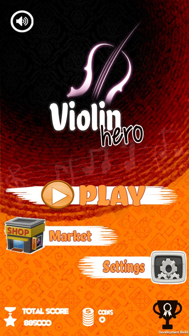 Screenshot of Violin Hero