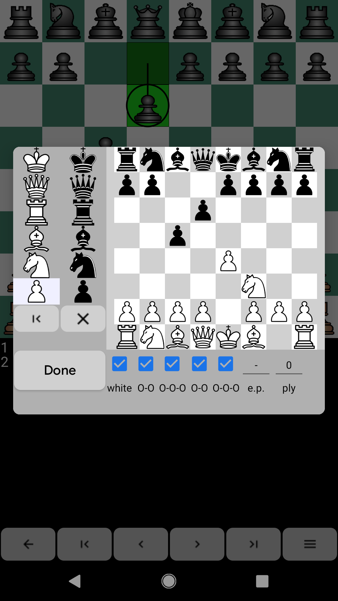 Captura de Tela do Jogo Chess for Android