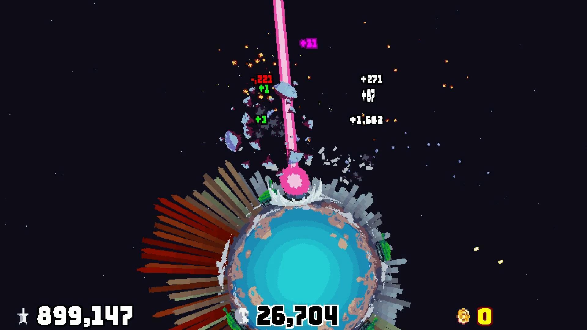 Planet Bash ภาพหน้าจอเกม