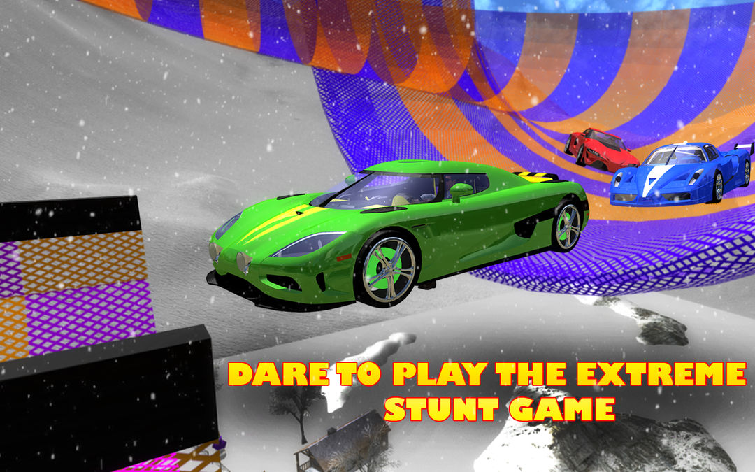 극단적 인 스턴트 자동차 경주 GT 게임 스크린 샷