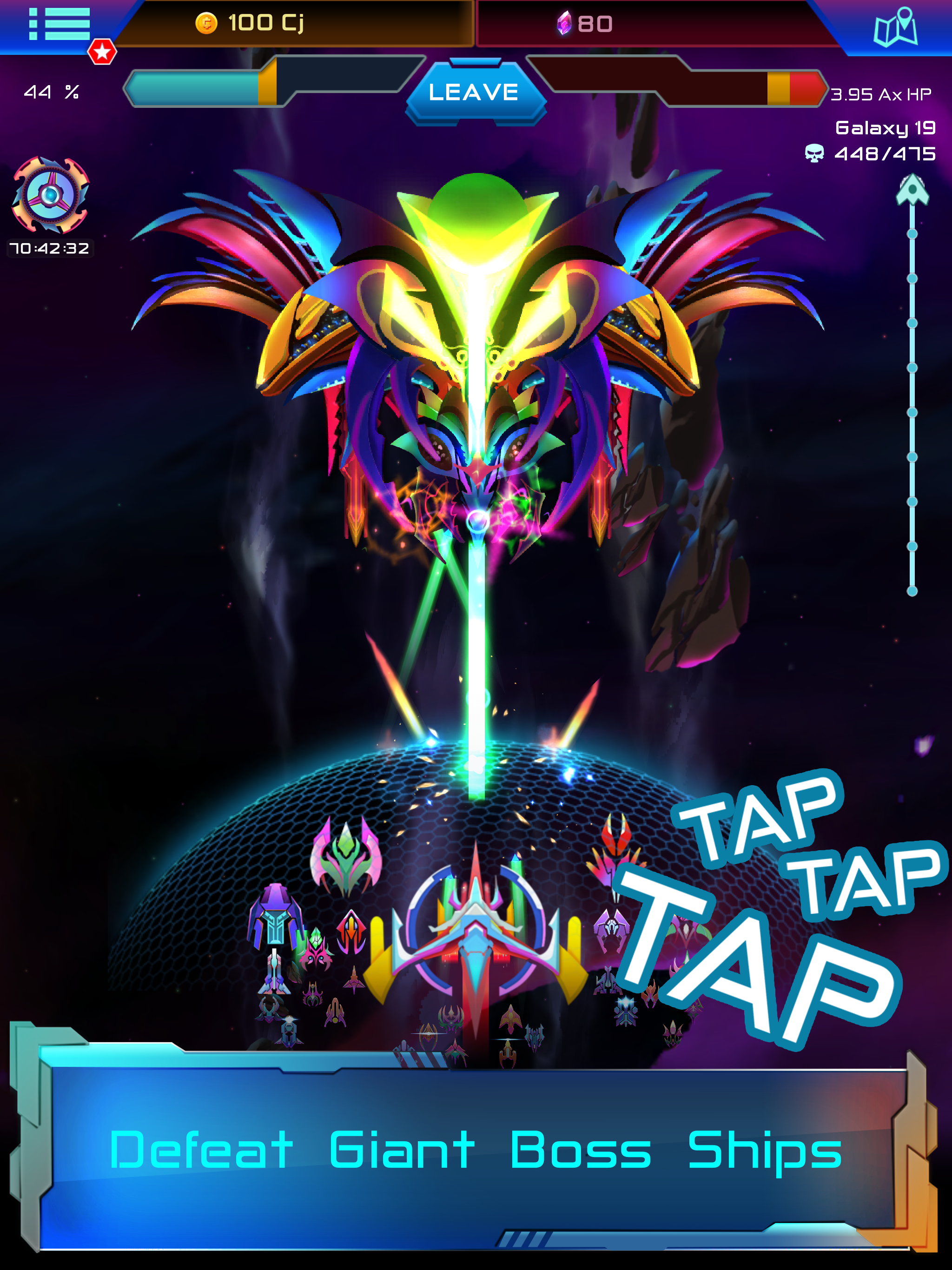 Void Troopers : Sci-fi Tapper Game Screenshot