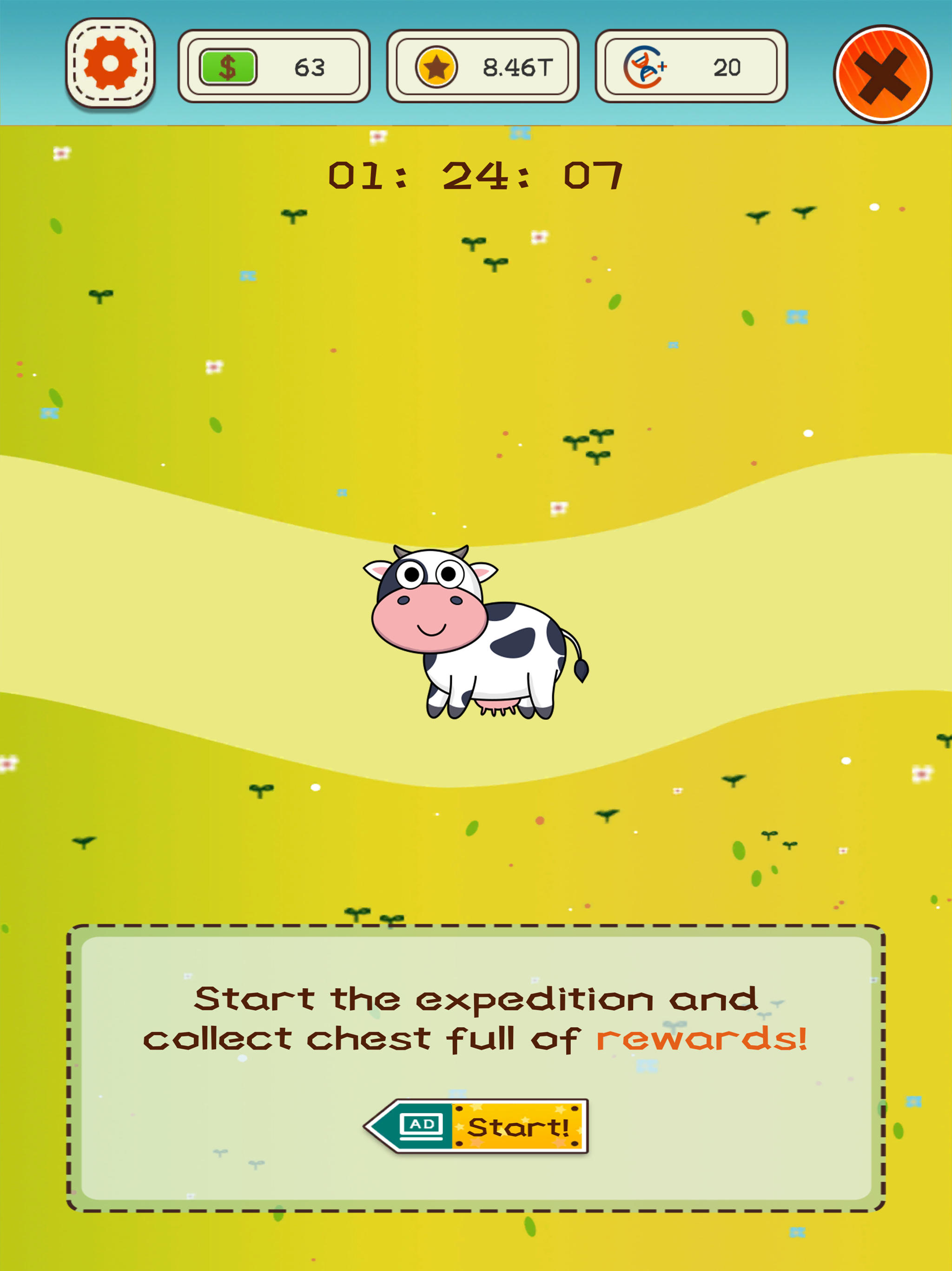 Screenshot of Idle Cow Tycoon