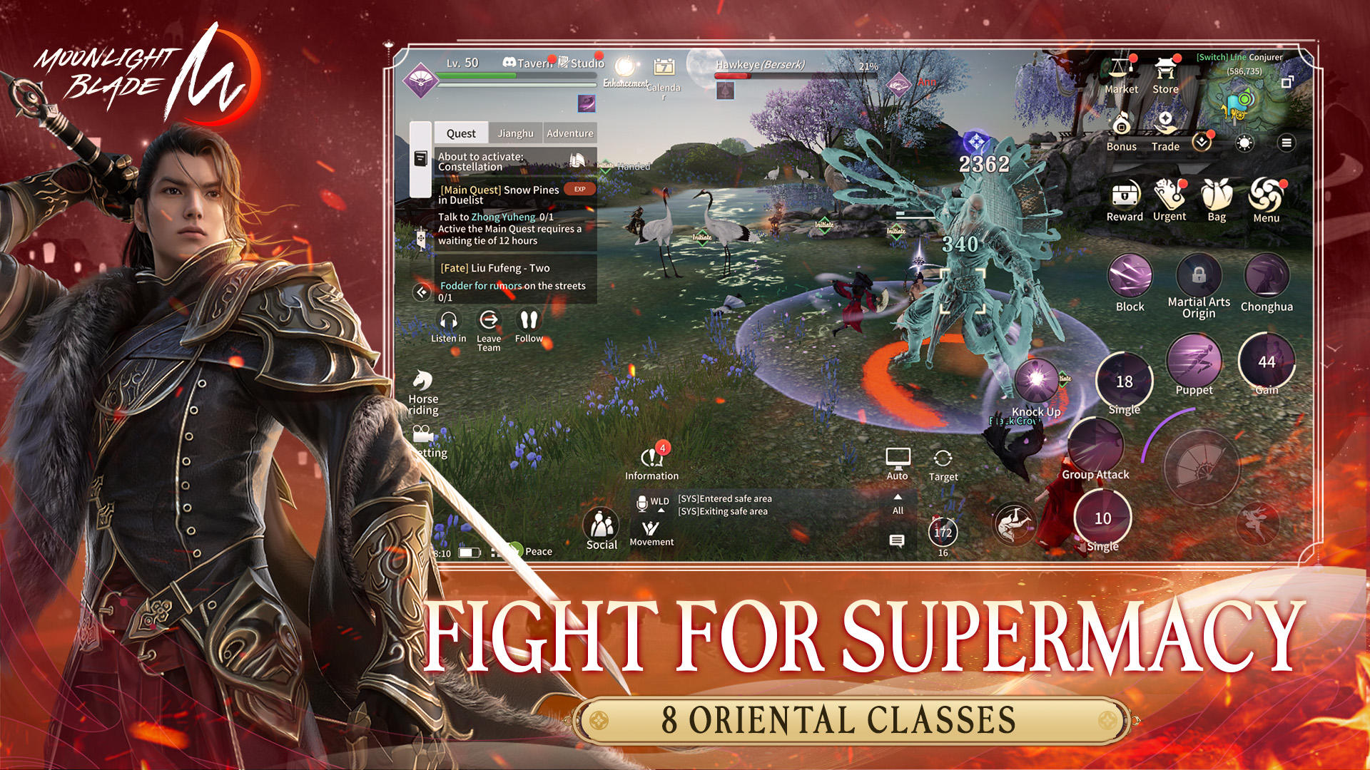 Moonlight Blade M Game Screenshot