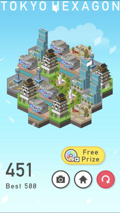 東京ヘキサゴン Game Screenshot