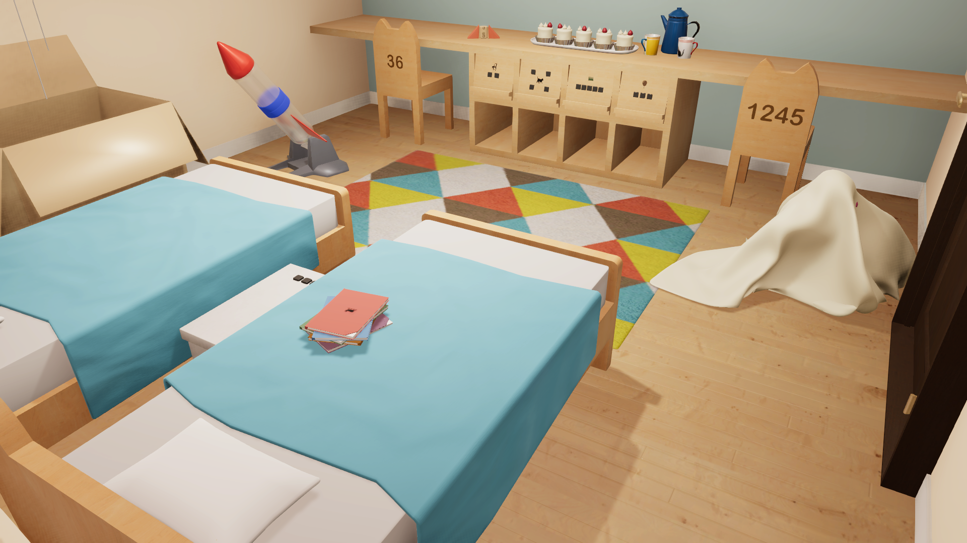 Captura de Tela do Jogo Escape game Toy Room