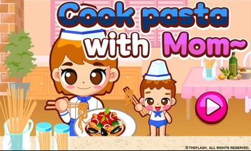 Скриншот игры Cook pasta with mom