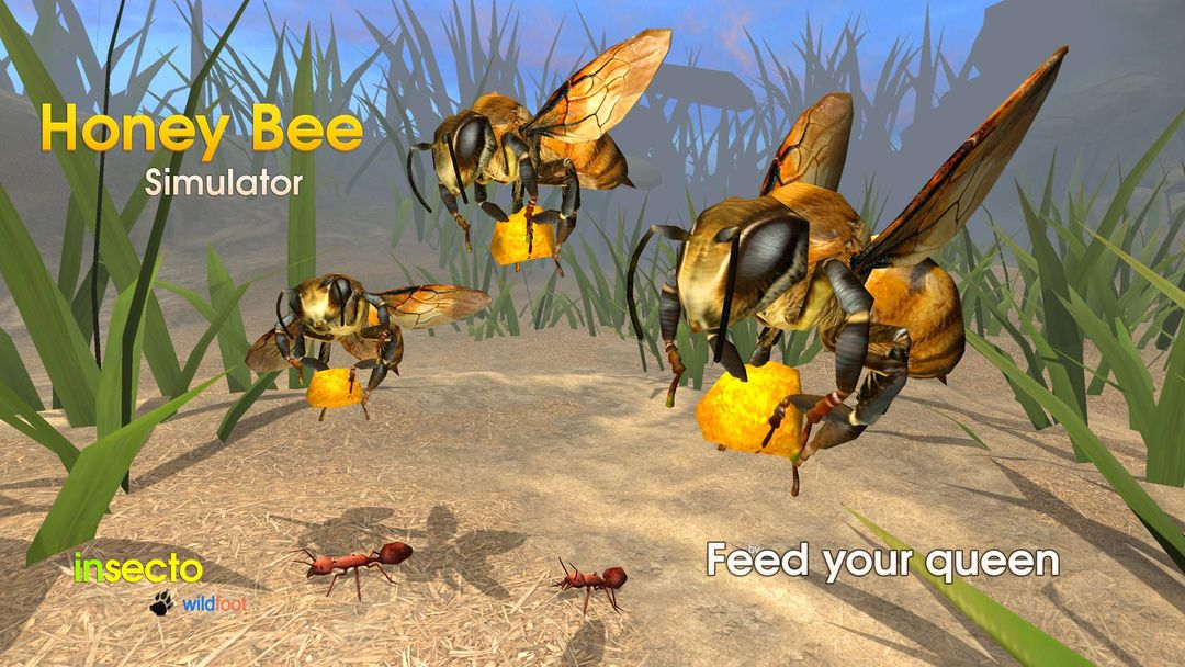 Honey Bee Simulator 게임 스크린 샷