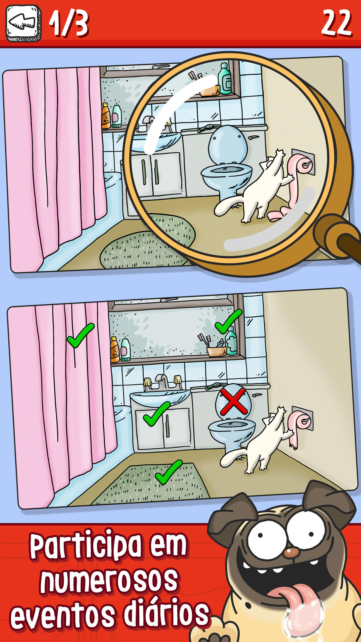 Captura de Tela do Jogo Simon's Cat - Crunch Time