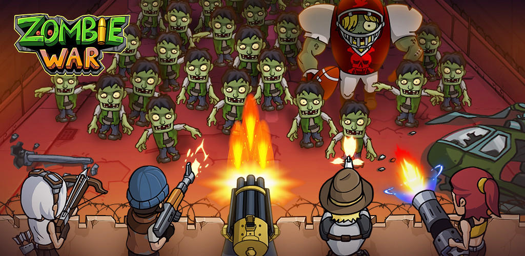 Banner of Zombie War Idle Defense Game 243