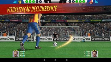 Captura de Tela do Jogo Soccer Shootout