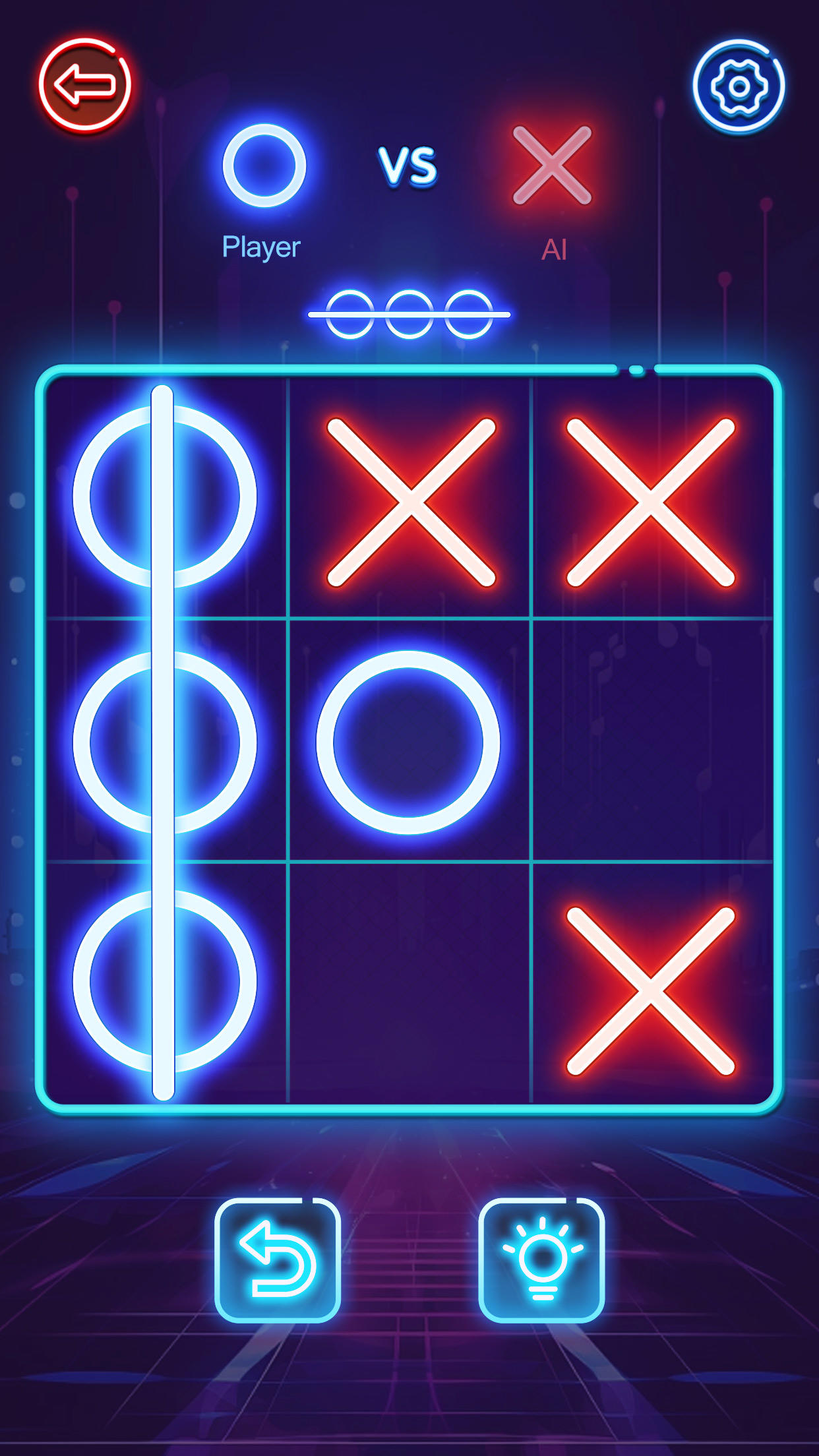 OX Game - XOXO · Tic Tac Toe ภาพหน้าจอเกม