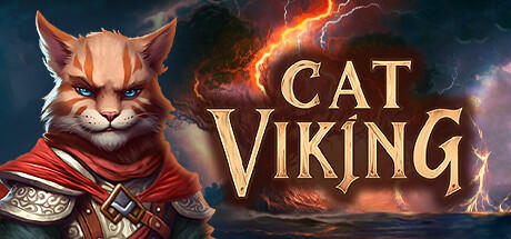 Banner of Cat Viking - Ragnarok Loop 