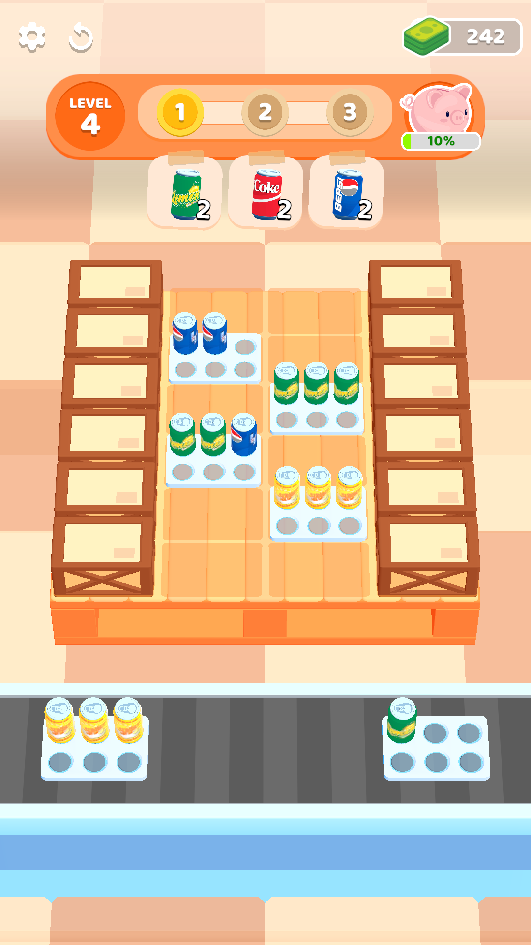 Soda Pack Game Screenshot