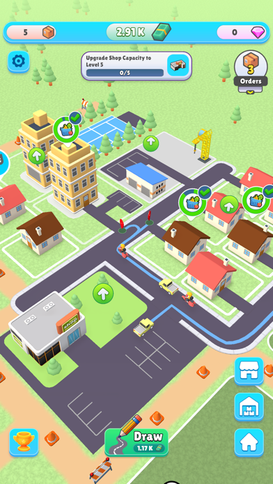 Скриншот игры City Delivery Tycoon