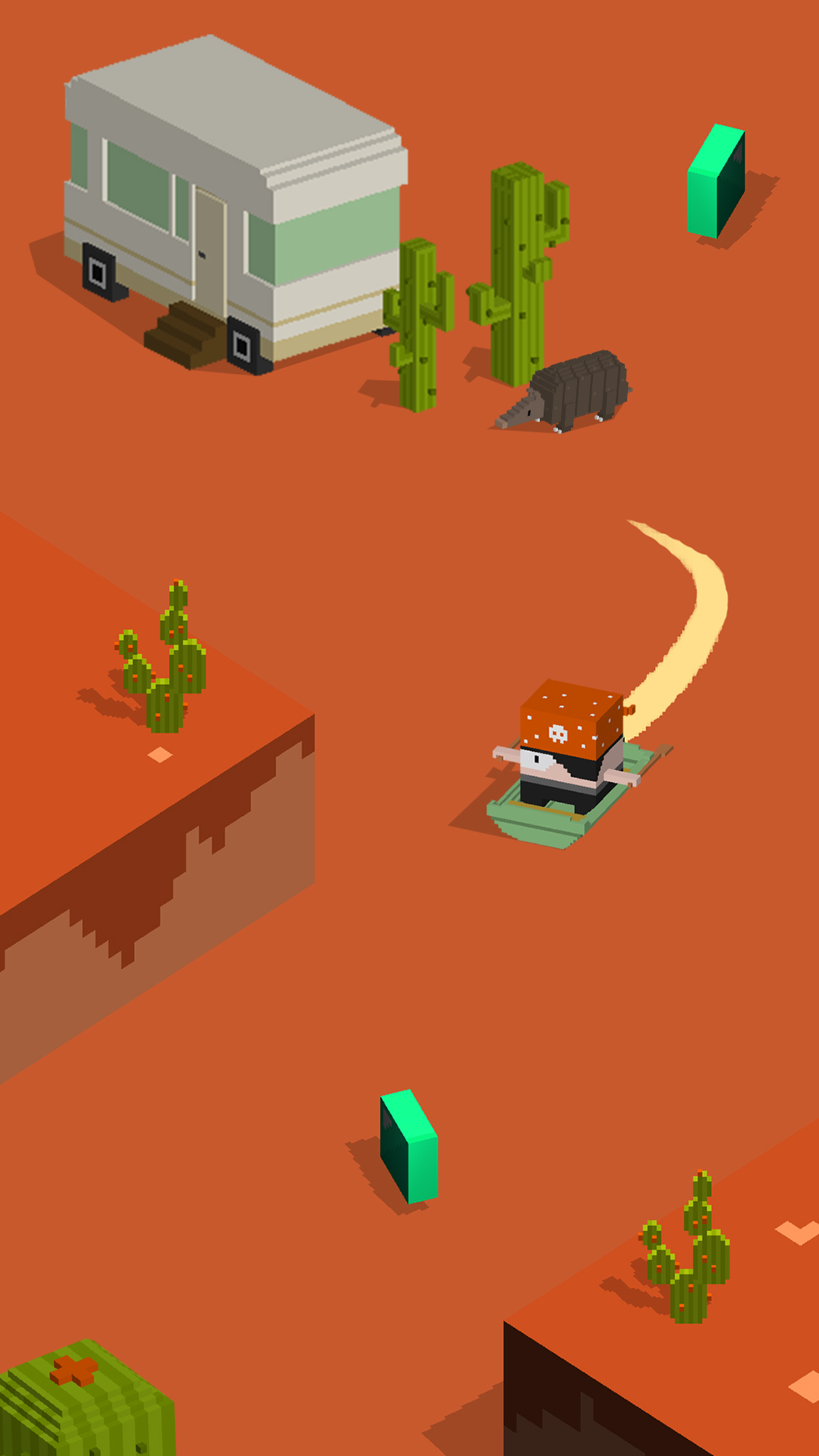 Silly Slide -- Retro 3D Arcade Game Screenshot
