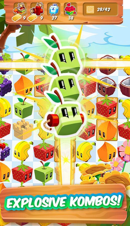Screenshot 1 of Juice Cube Spiel 3 Fruit Games 1.85.33