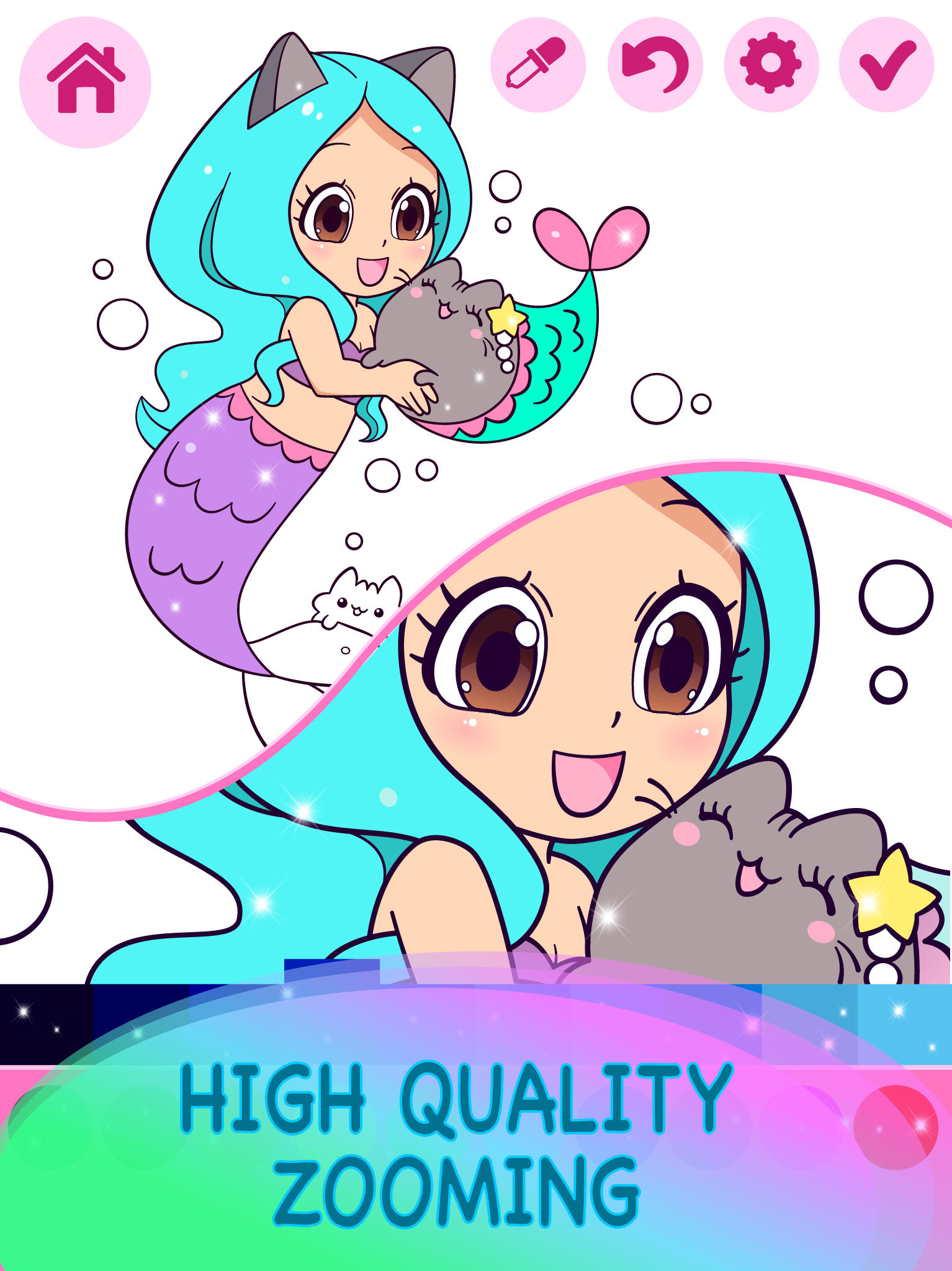 Kids Coloring: Little Masters Game Screenshot