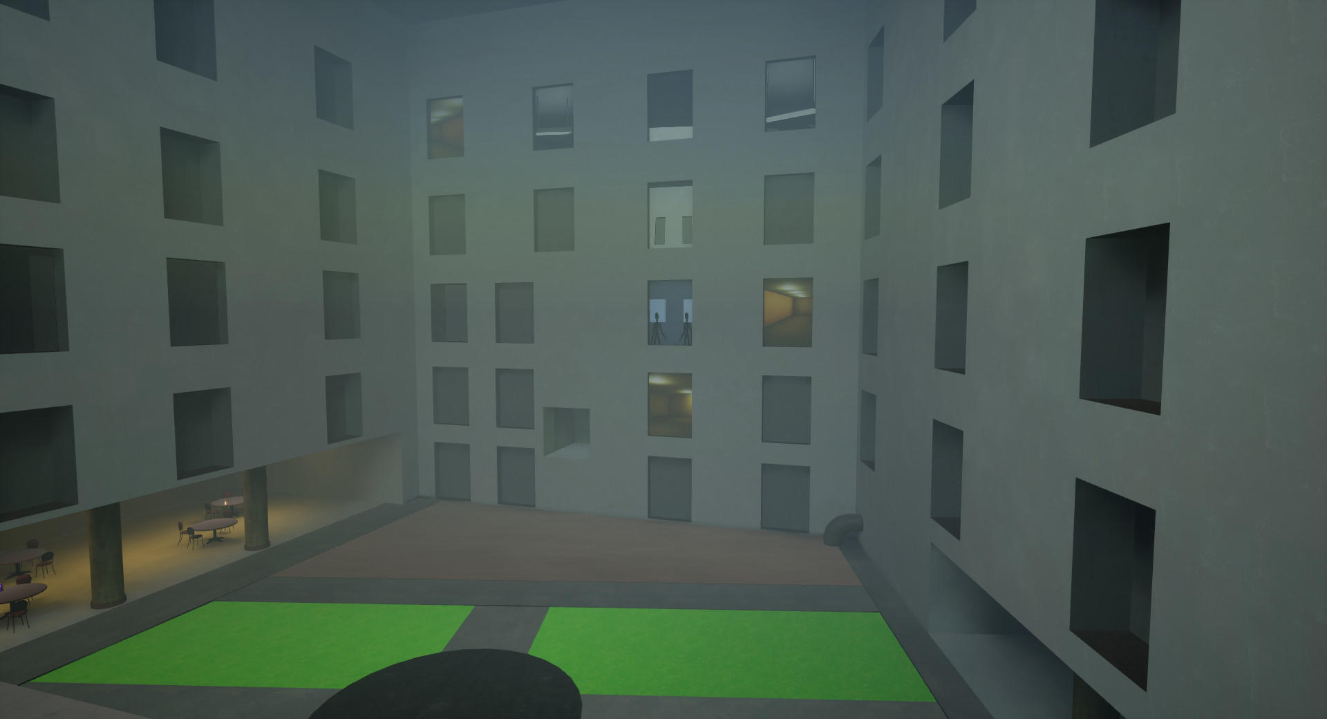 BrVR Backrooms Virtual Reality screenshot game