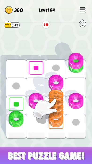 Color Sort Shuffle Game Screenshot