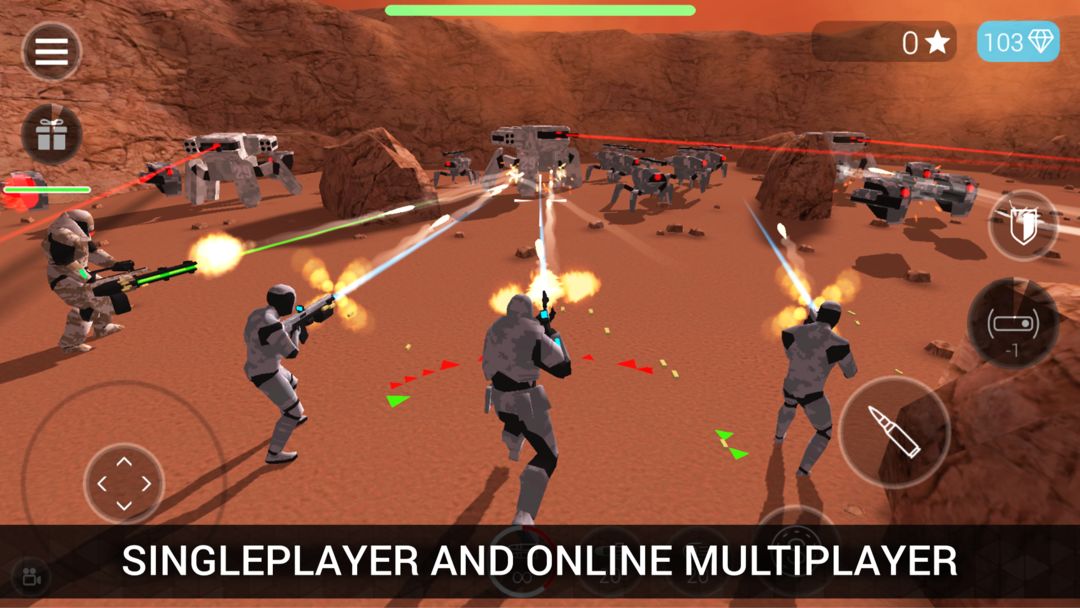 CyberSphere: TPS Online Action-Shooting Game ภาพหน้าจอเกม