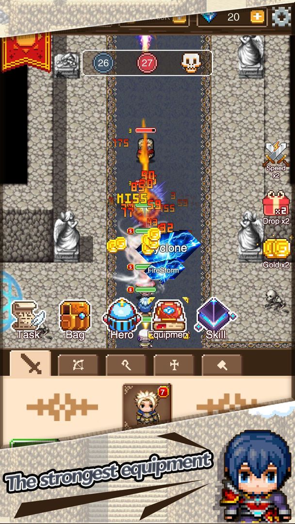 Adventure of Warriors-idle strategy RPG screenshot game