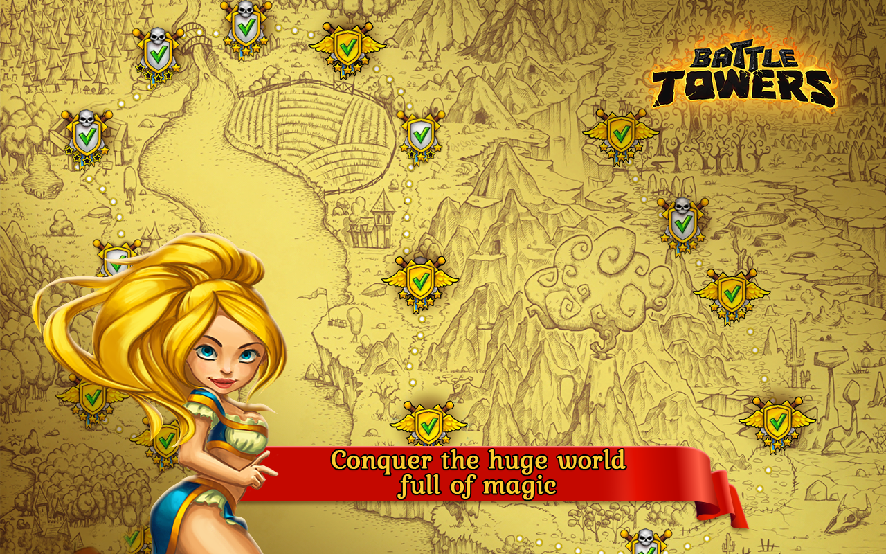 Battle Towers Game Screenshot