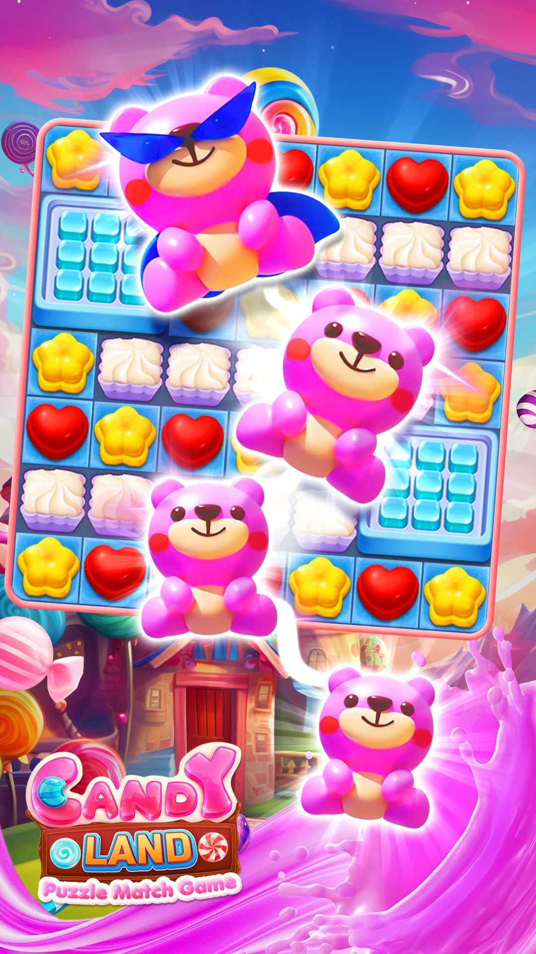 Cuplikan Layar Game Candy Land - Puzzle Match Game