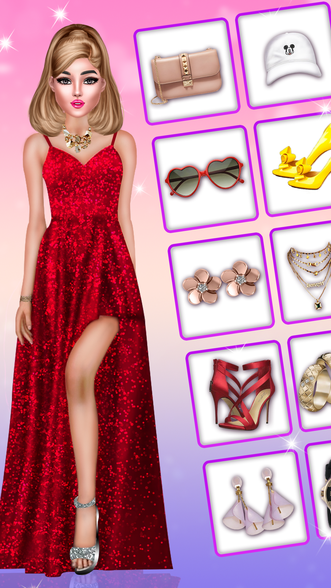 green emerald velvet dress Catwalk Fashion Queen Dress Up Challenge: Dancer Queen Running Fashion Race  Barbie Dress Up Game main image 0