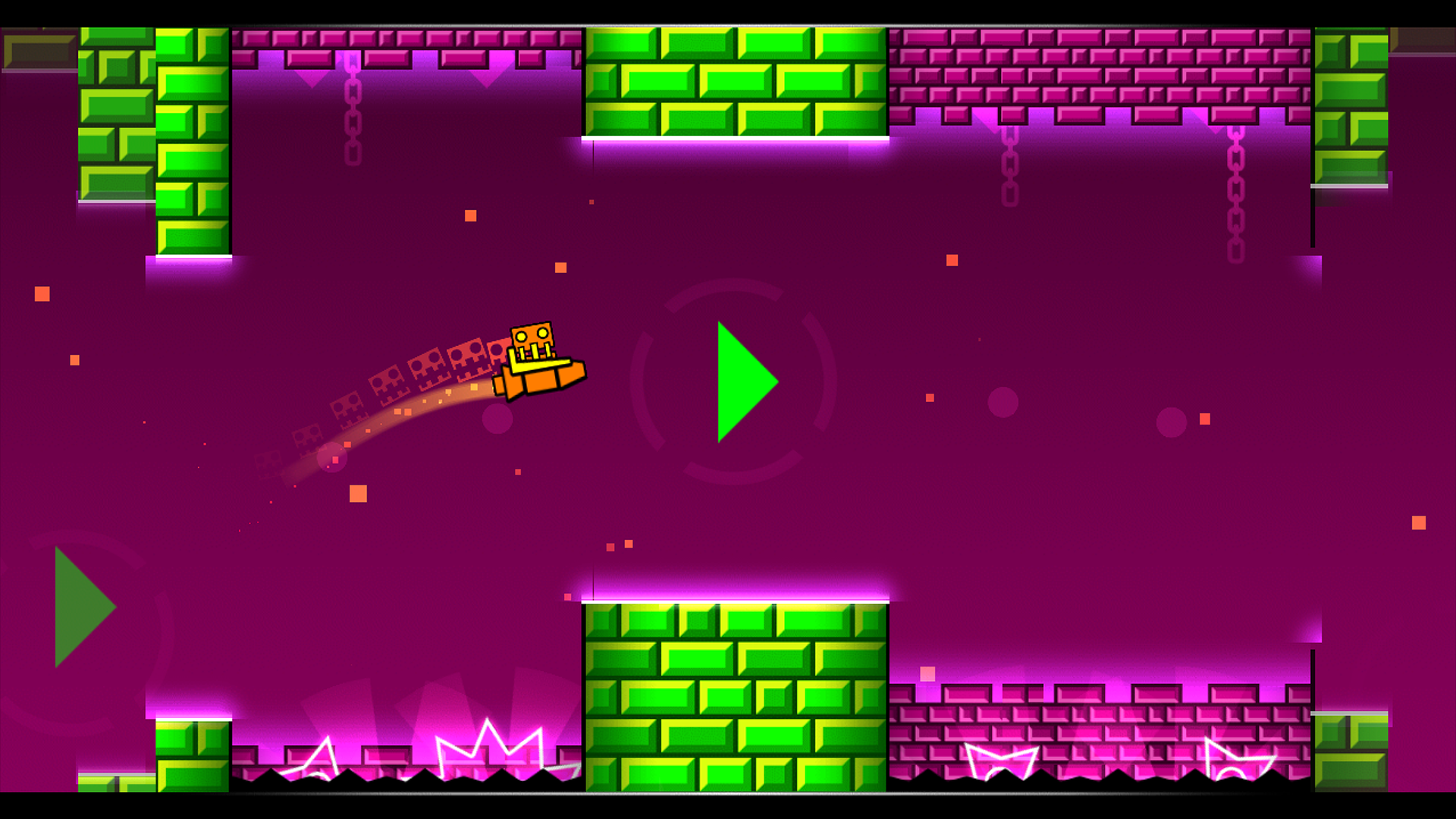 Geometry Dash Meltdown Game Screenshot