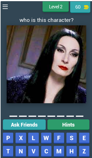 Screenshot of 2023 + Wednesday Addams Quiz