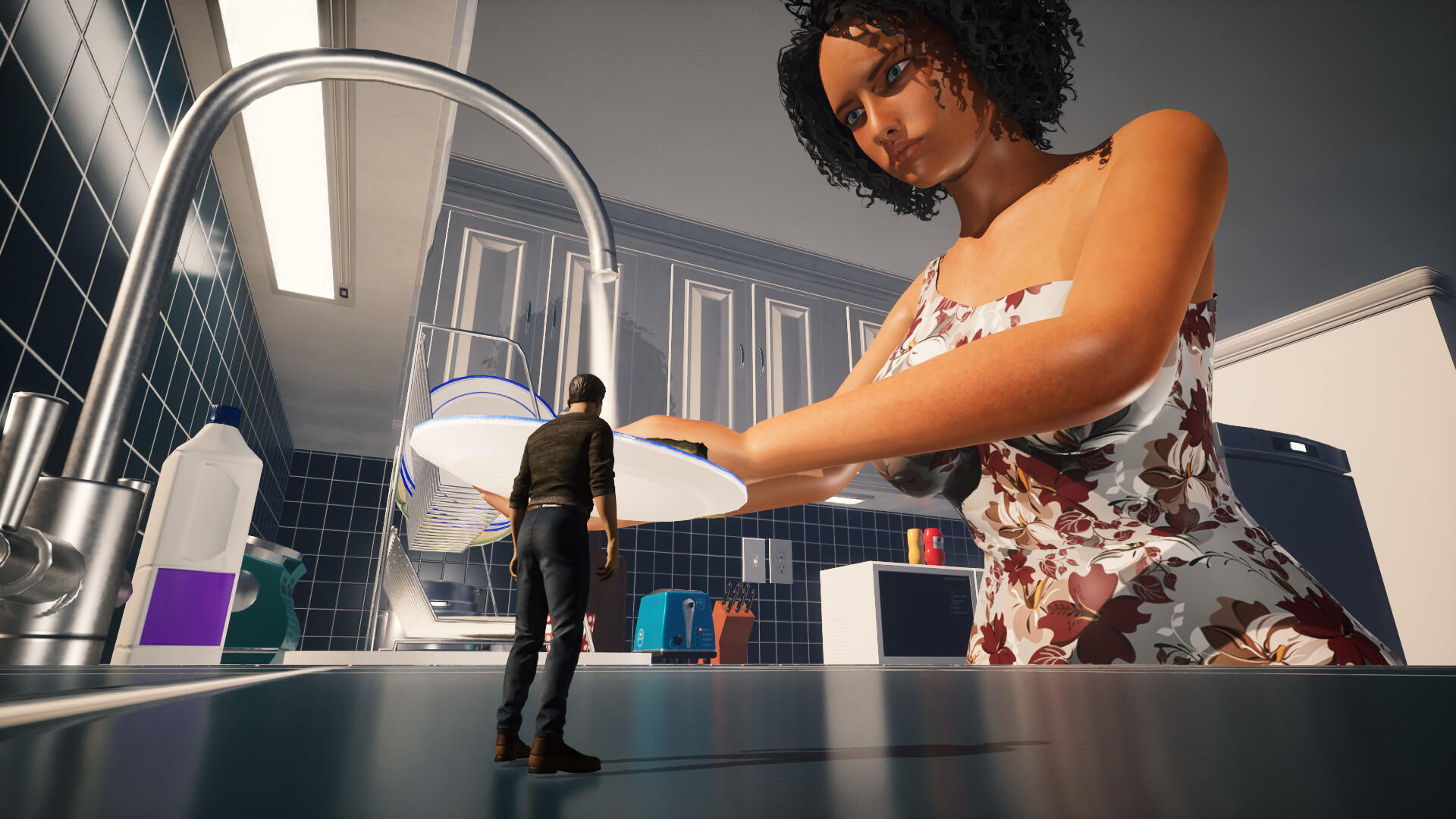 Girl Who Shrunk the Neighbors Game Screenshot