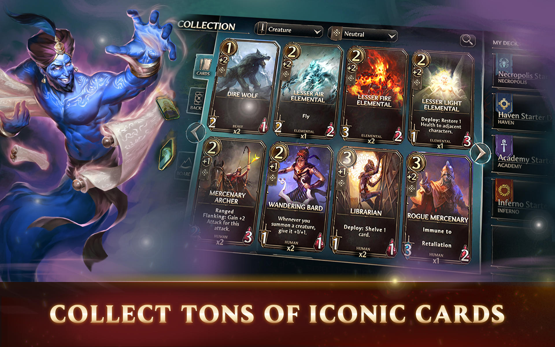Скриншот игры Might & Magic Fates TCG