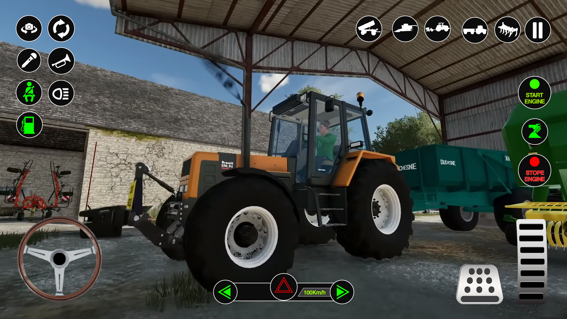 Screenshot of Farming Tractor Game Simulator