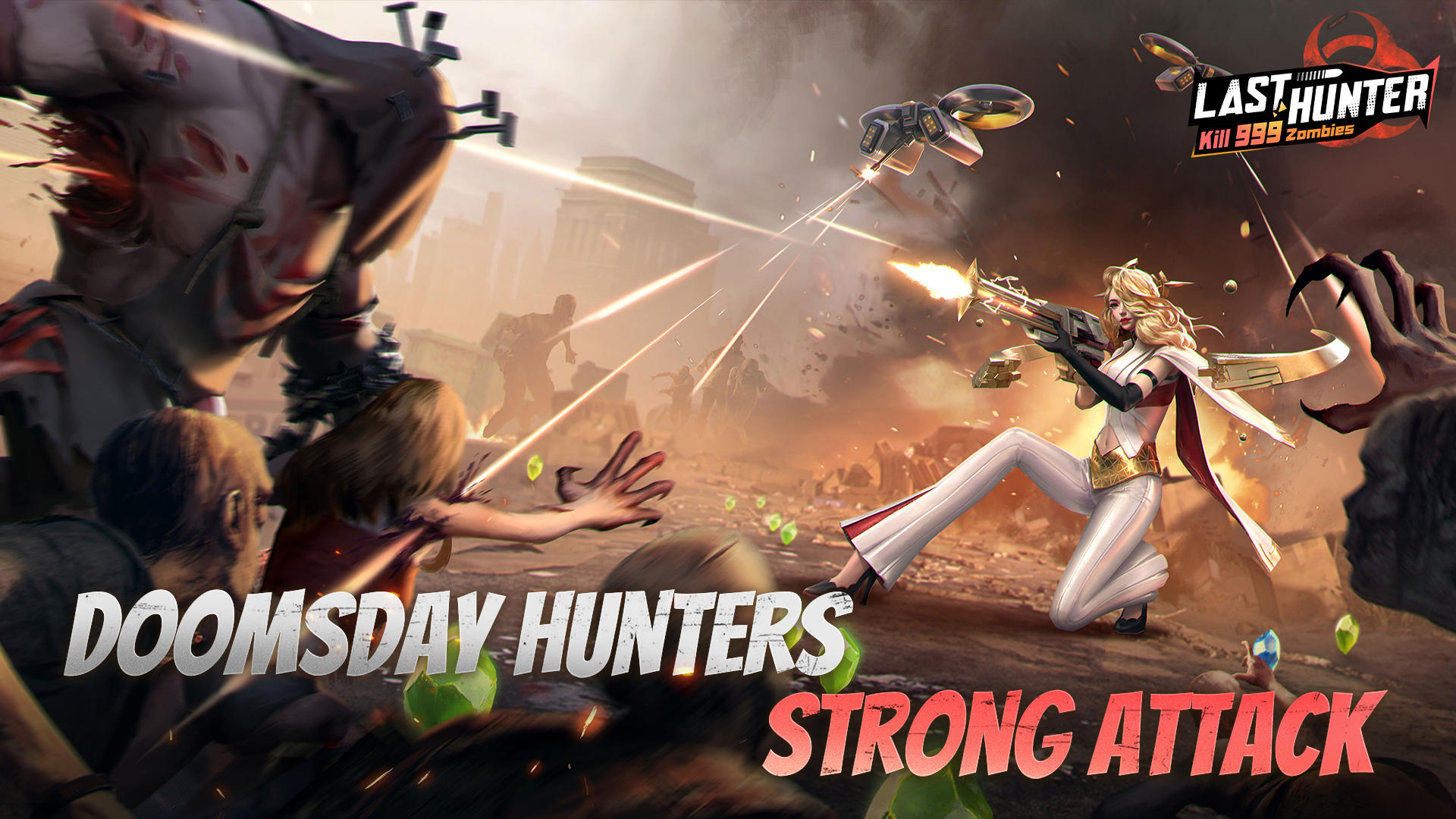 Last Hunter：Kill 9999 Zombies Game Screenshot