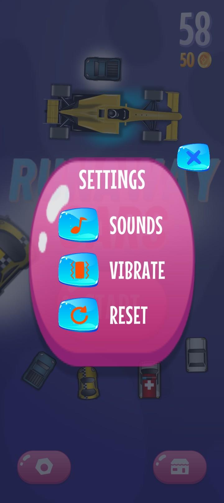 Runaway Cars 게임 스크린샷