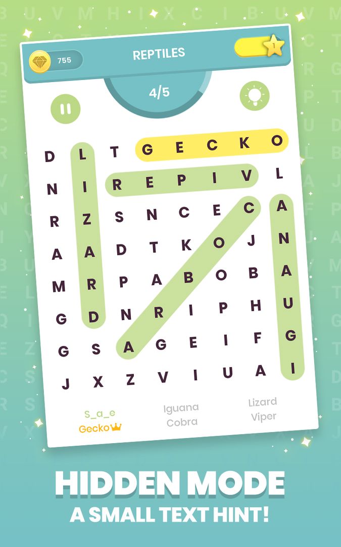 Word Search - Connect Letters for free遊戲截圖