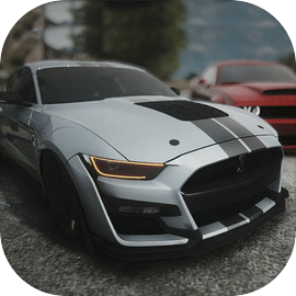 Jogo de corrida de carro Ford Mustang versão móvel andróide iOS