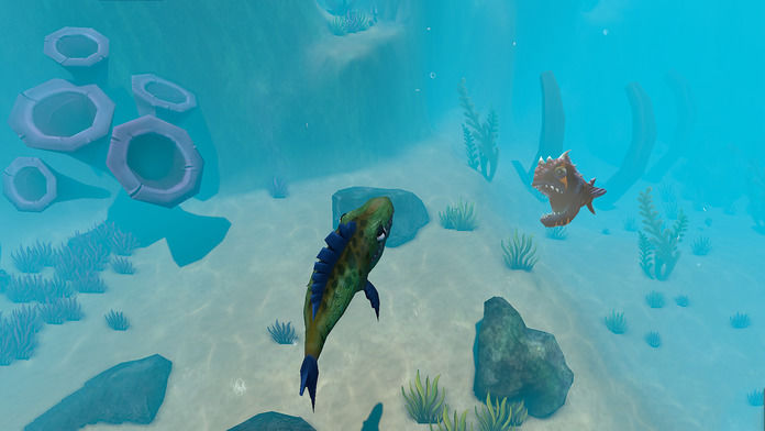 Screenshot of GIANT OCEAN MONSTER - FEED AND GROW FISH