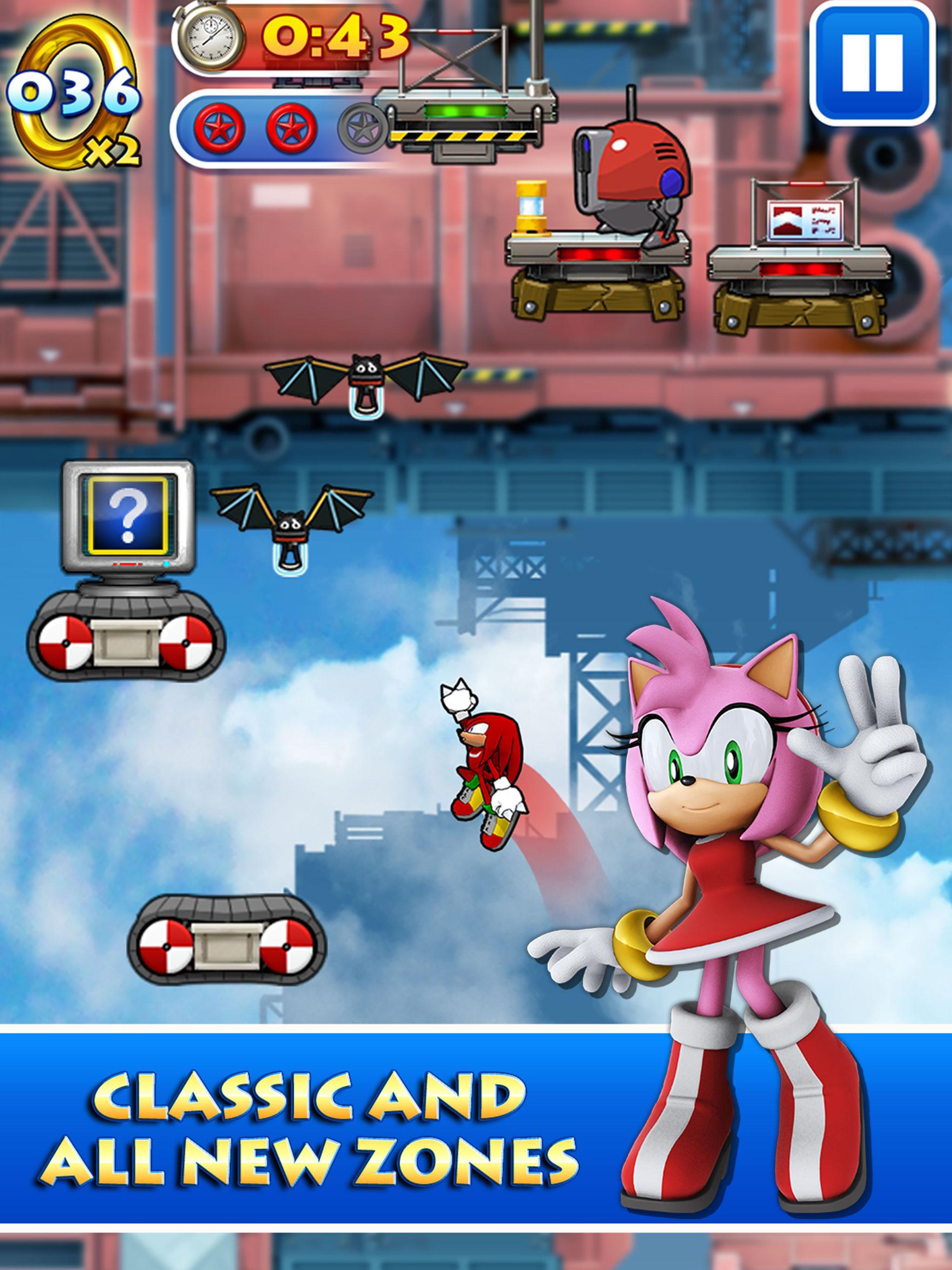 Sonic Jump Pro Game Screenshot